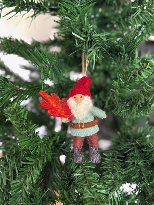 Filzdekoration - Weihnachtswichtel