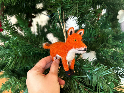 Filzanhänger - Fuchs Weihnachten