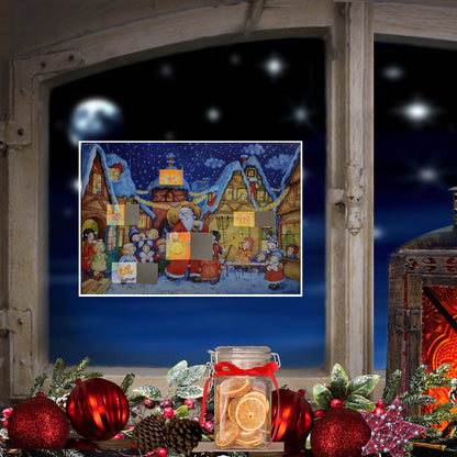 Adventskalender - Der Weihnachtsmann kommt in die Stadt