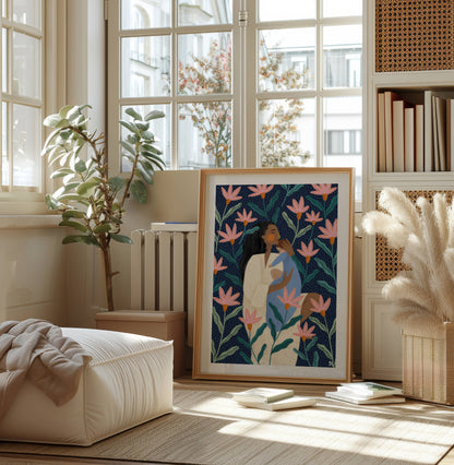 Blühende Mama - Kunstdruck A3