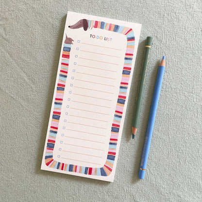 Notizblock - To-do-Liste - Dackel