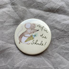 Button - Auf in die Schule - Maus