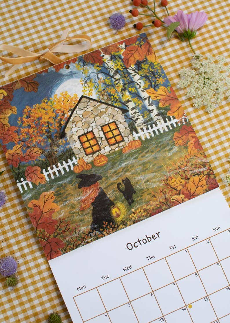 Kalender 2027 von Asia Spettel, Monatsblatt Oktober