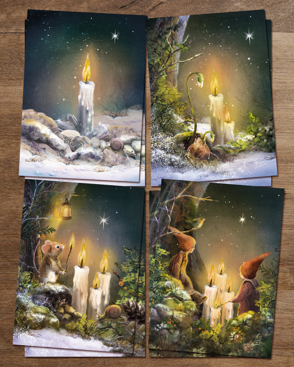 Adventskartenset Ein kleiner Advent von Iris Esther, Ansicht 3