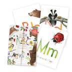 Atelier Baldrian & Hackel ABC-Karten Set Natur A6
