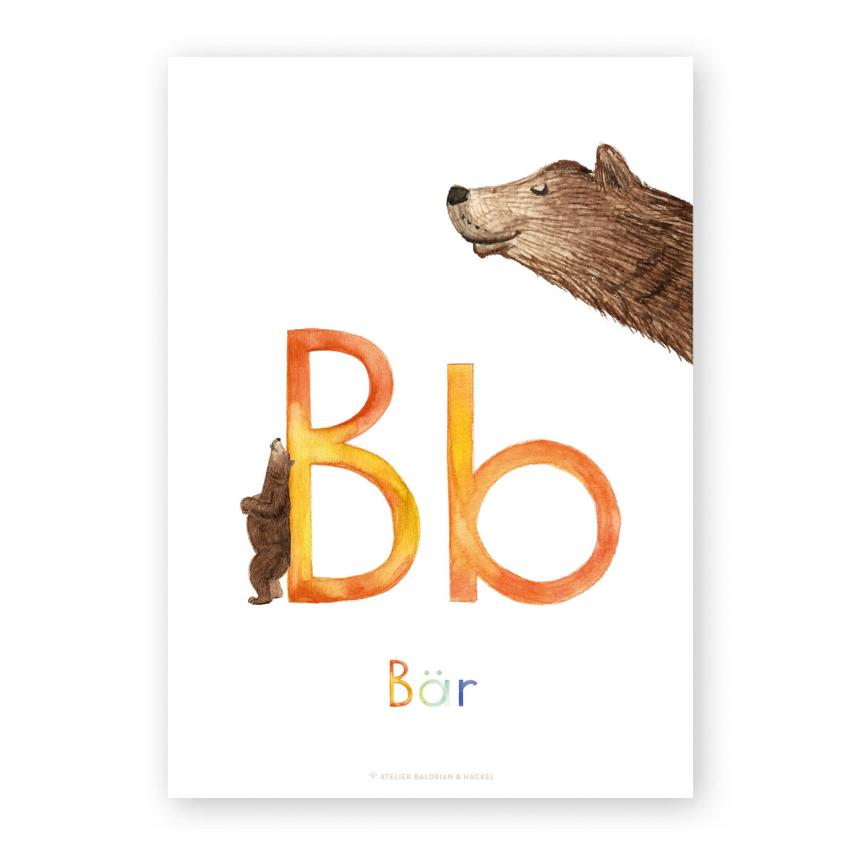 ABC-Karten Set „Natur“
