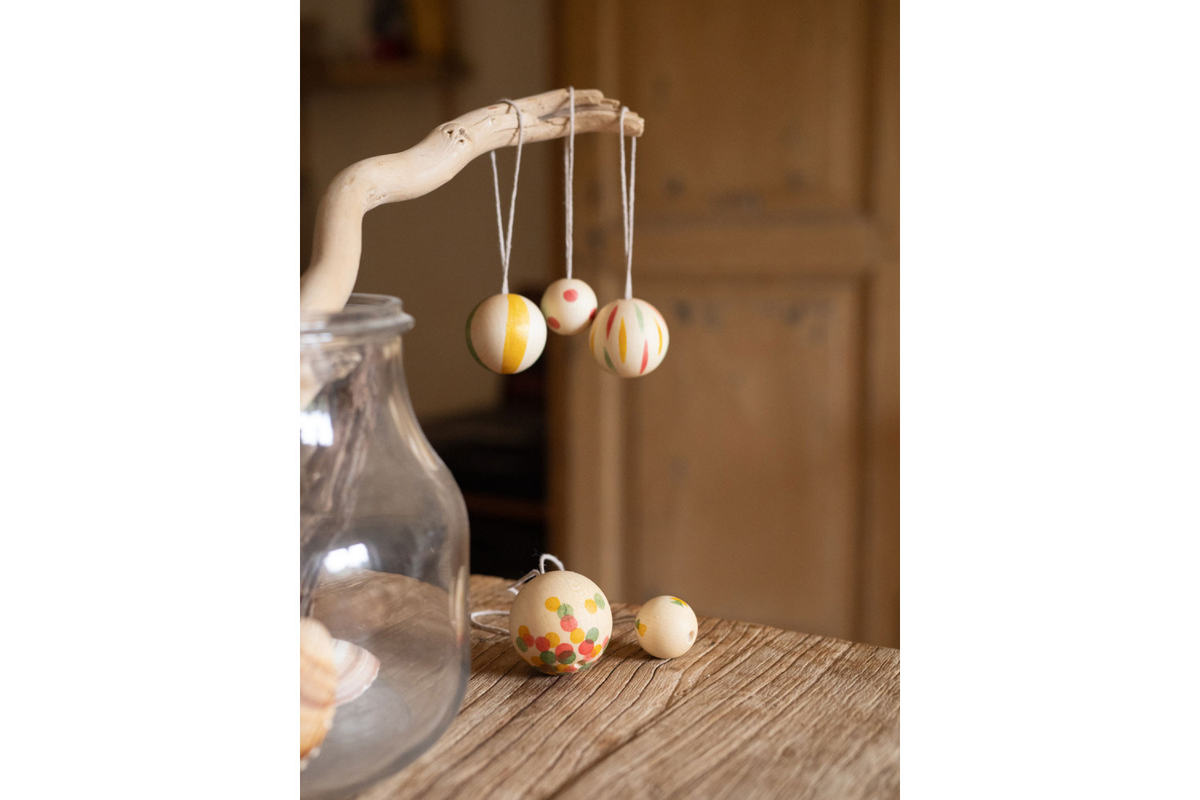 Grapat Wonder Balls Holzkugeln zum Aufhängen