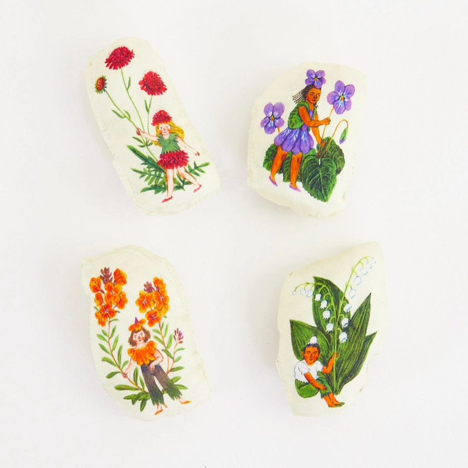 Gefüllte Blumenfeen 4er Set