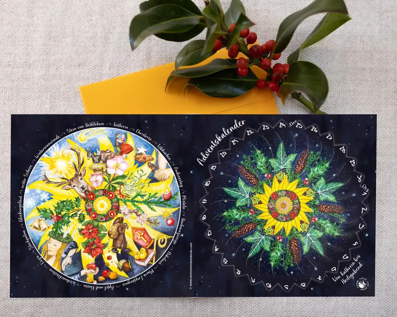 Leuchtender Adventskalender von Sonne Mond und Erde, Ansicht 5