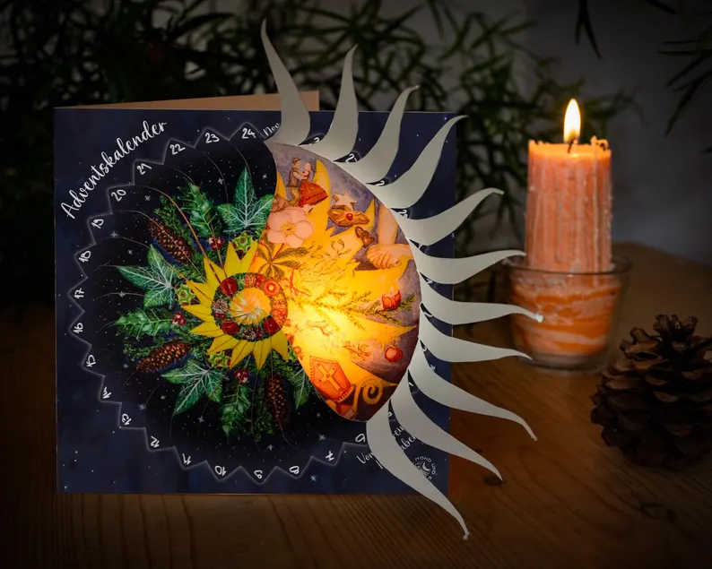 Leuchtender Adventskalender