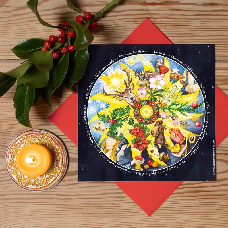 Leuchtender Adventskalender von Sonne Mond und Erde, Ansicht 11