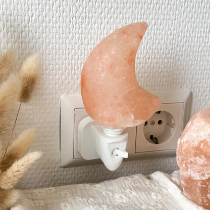 Salzlampe Nachtlicht Mond