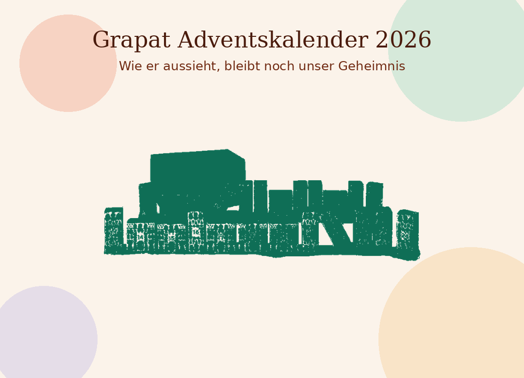Limitiert - Grapat Adventskalender 2026 - Vorbestellung
