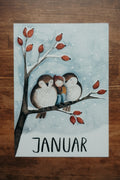 Monatskarte Januar von Joringl A6