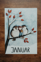 Monatskarte Januar von Joringl A6