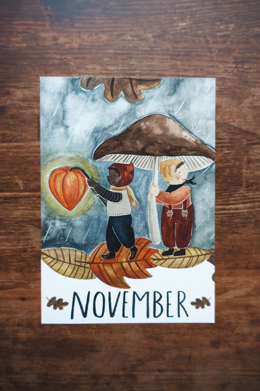 Monatskarte "November"