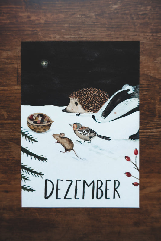 Monatskarte "Dezember"