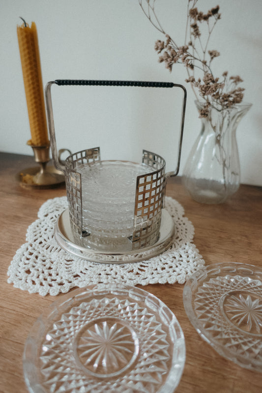 Glas Untersetzer-Set - 2. Chance