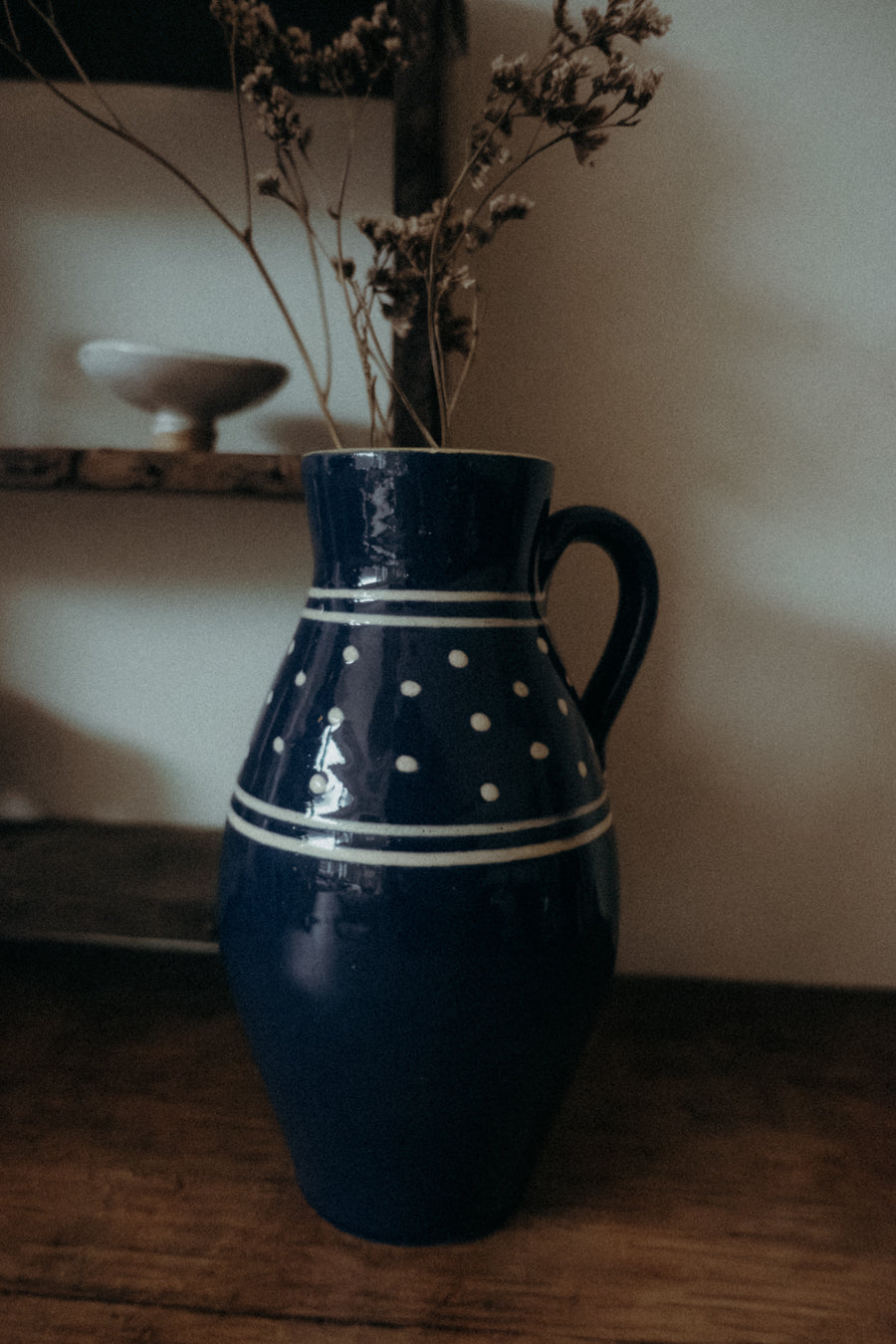 Blauer Krug gepunktet - 2. Chance