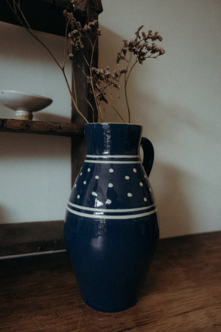 Blauer Krug gepunktet - 2. Chance