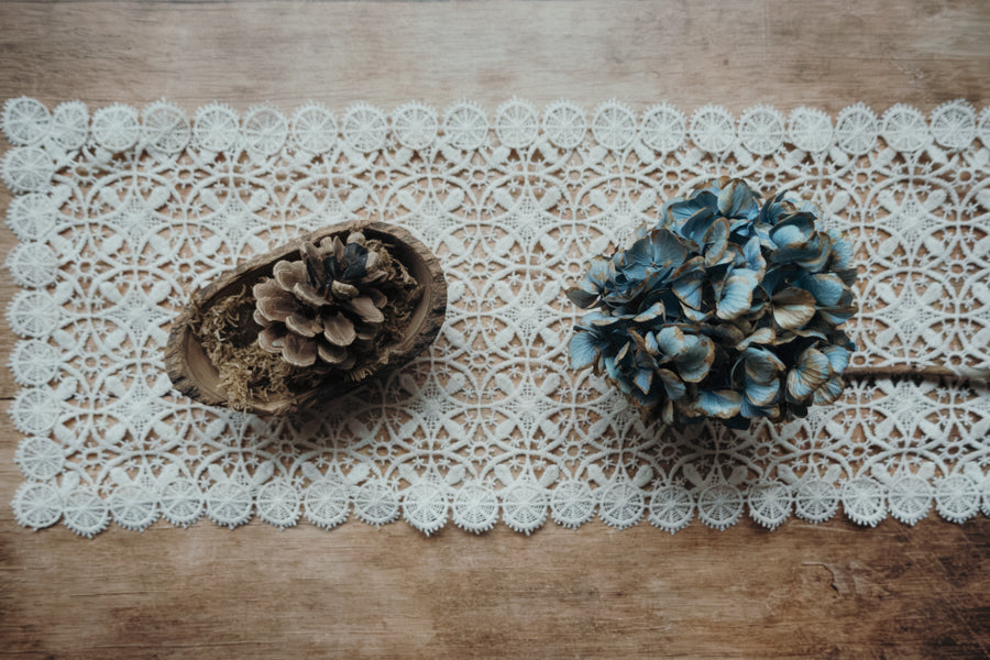 Vintage Deckchen aus Spitze