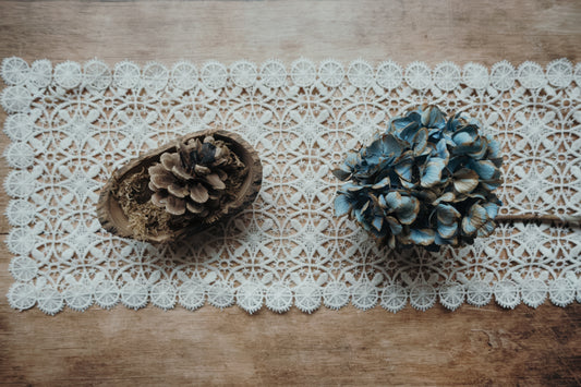 Vintage Deckchen aus Spitze