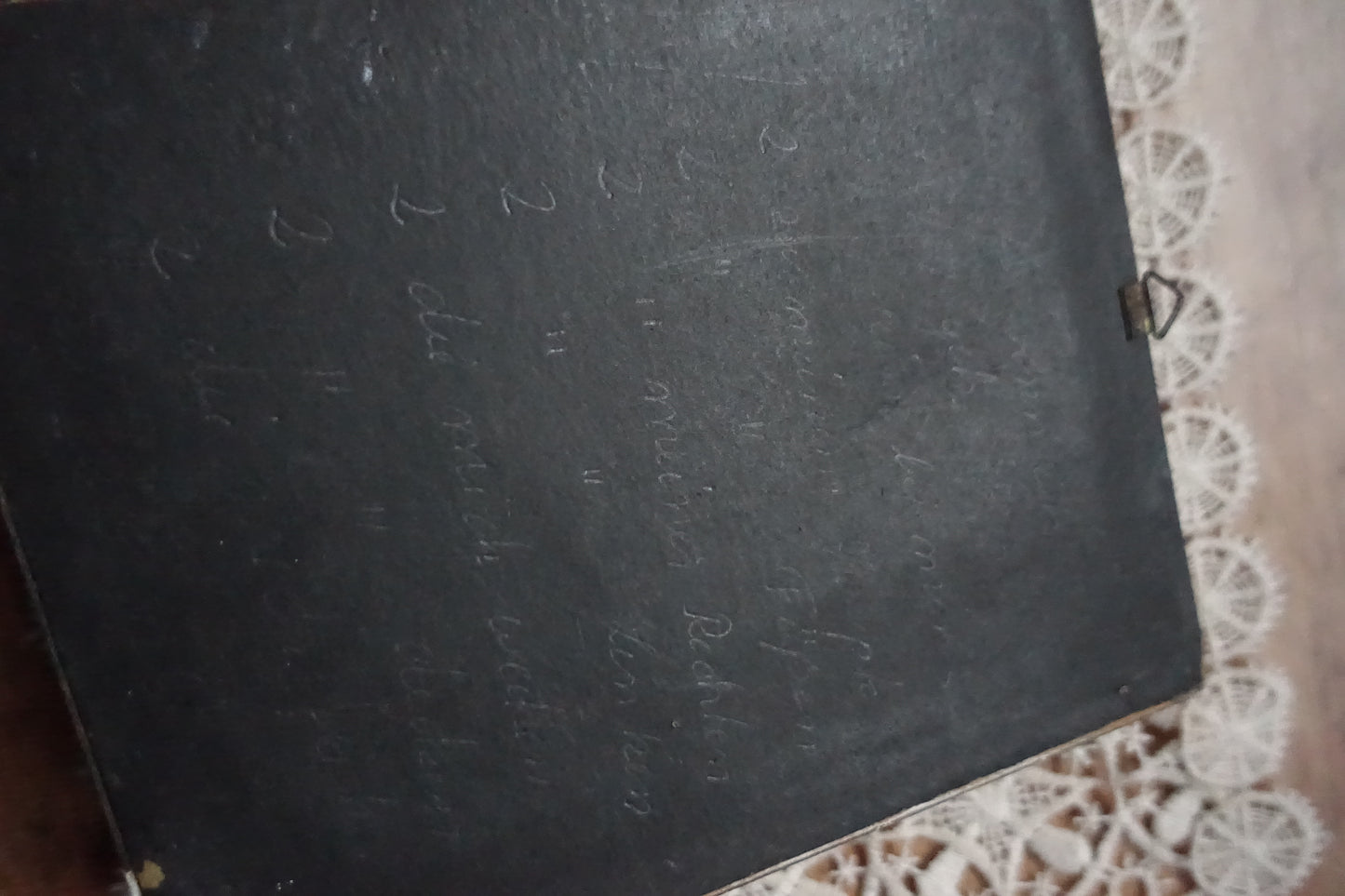 Bild mit Rahmen - Abends wenn ich schlafen geh