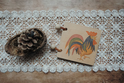 Vintage Holzbilderbuch - 2. Hand