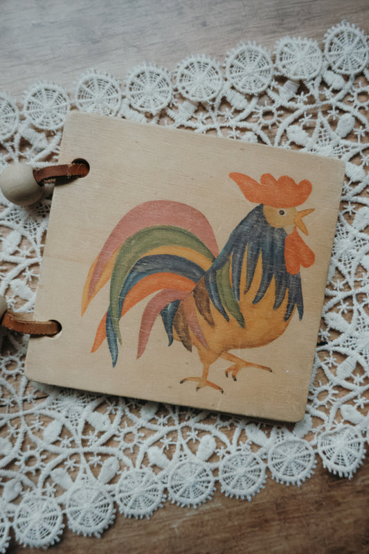 Vintage Holzbilderbuch - 2. Hand