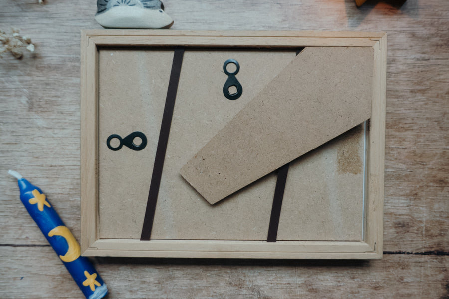 Bild mit Rahmen - Laternenkinder