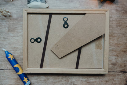 Bild mit Rahmen - Laternenkinder