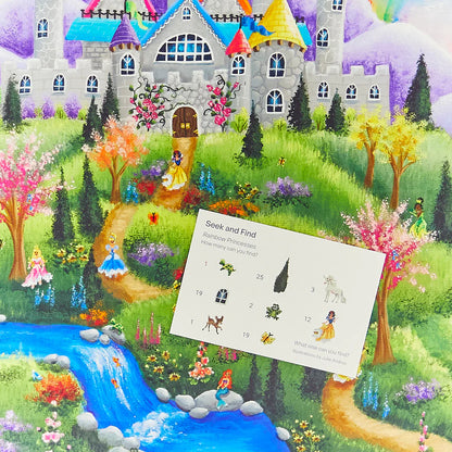 Spieltuch Suchen & Finden aus Seide - Prinzessin