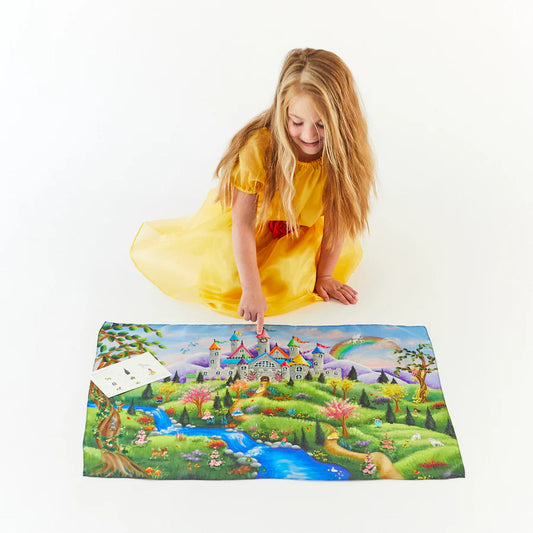 Spieltuch Suchen & Finden aus Seide - Prinzessin