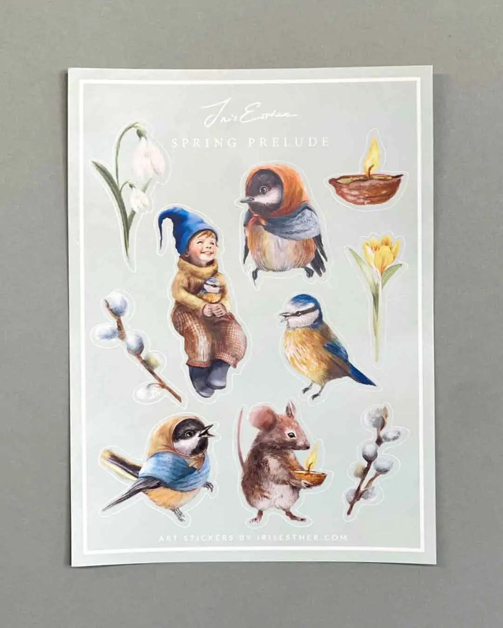 Kunst Aufkleber - Frühlingsauftakt