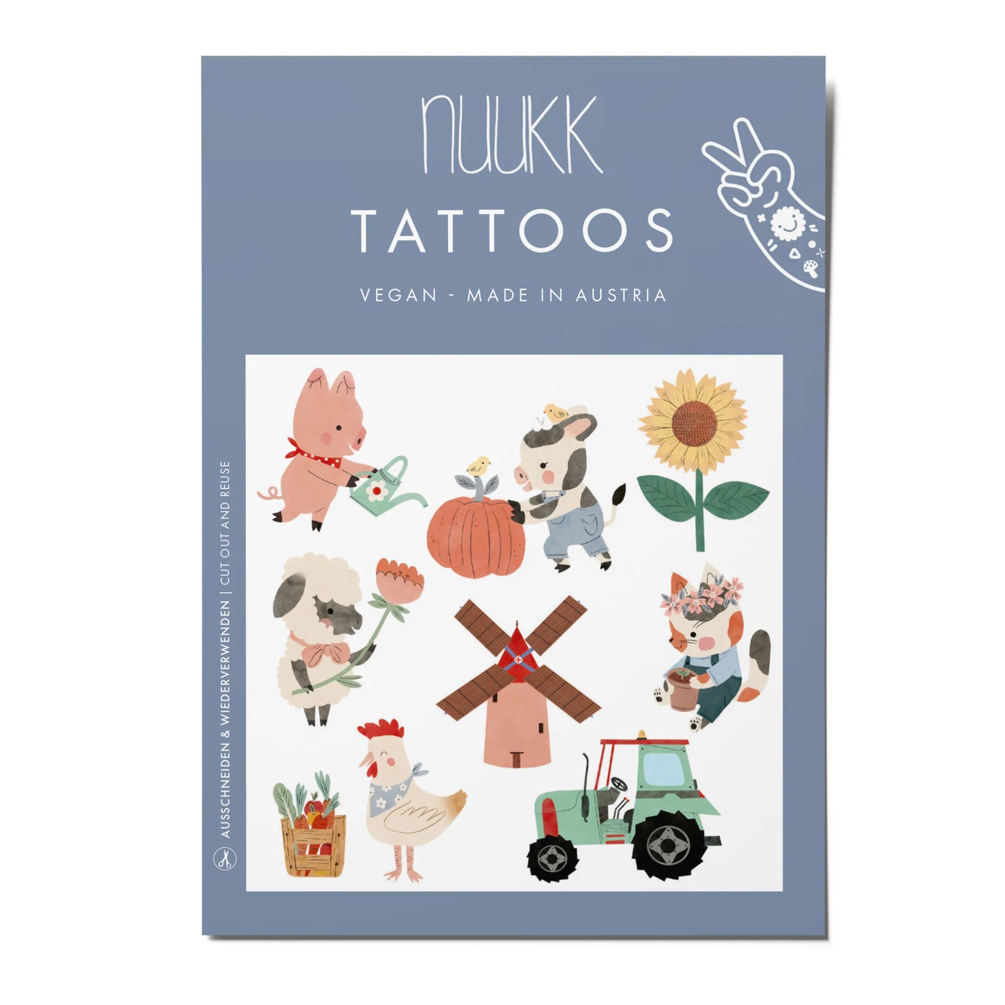Kinder Tattoos - Bauernhof