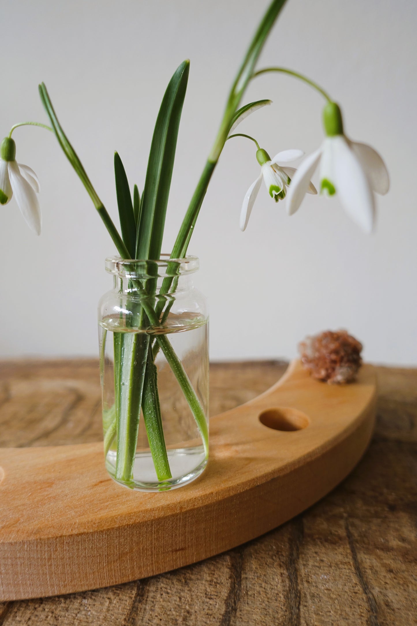 Kleine Vase aus Glas