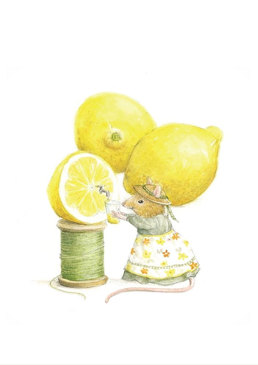 Maus mit Zitronen