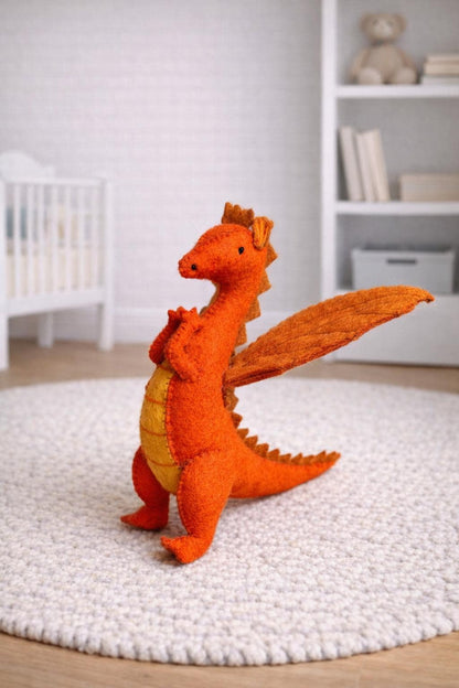 Filzdekoration - Drache