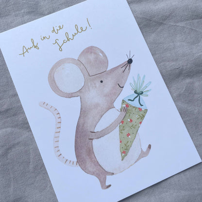Einschulung - Maus