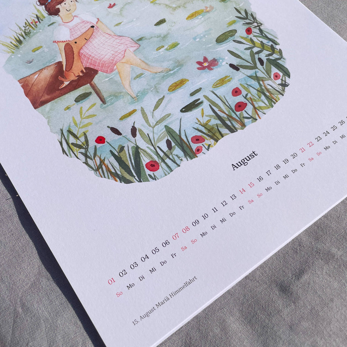 Wandkalender 2027 – Glücksmomente A4