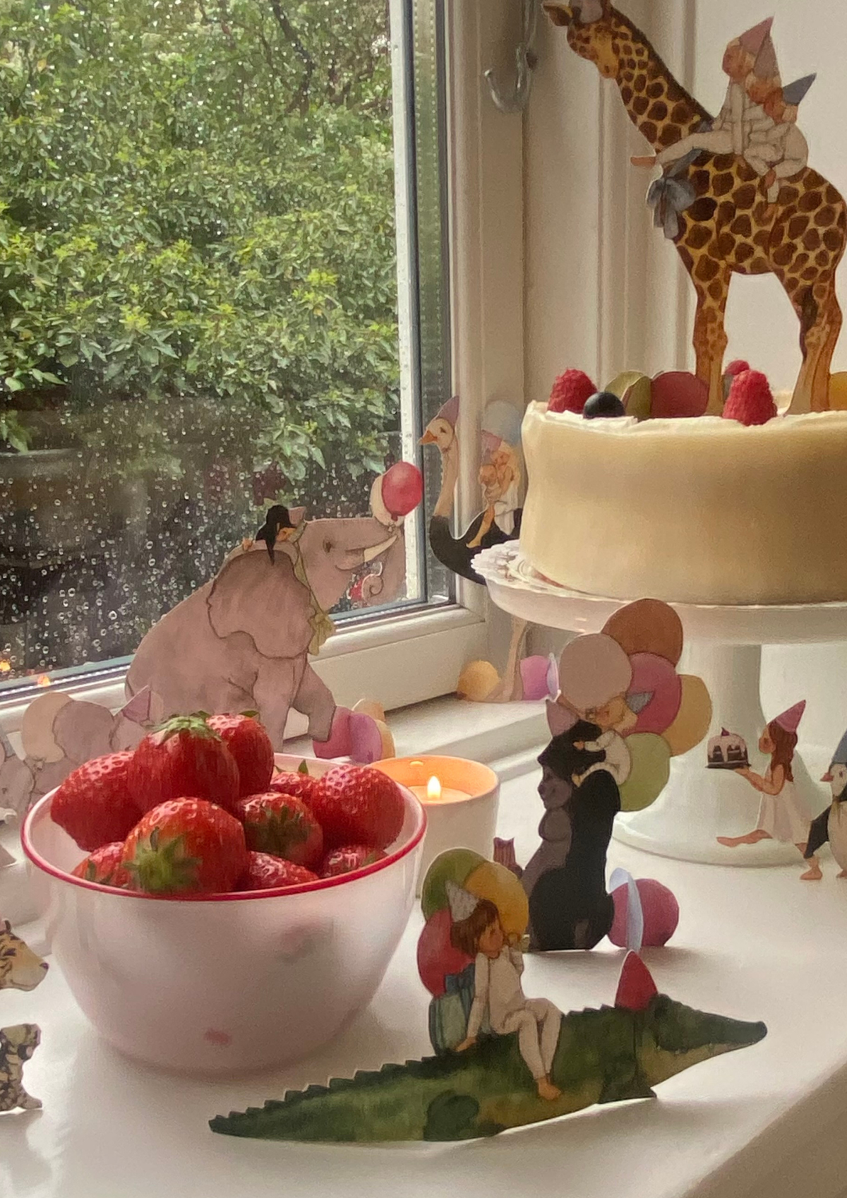 Bastelbogen Geburtstagstier Giraffe von Tall Hat Tales, Ansicht 4