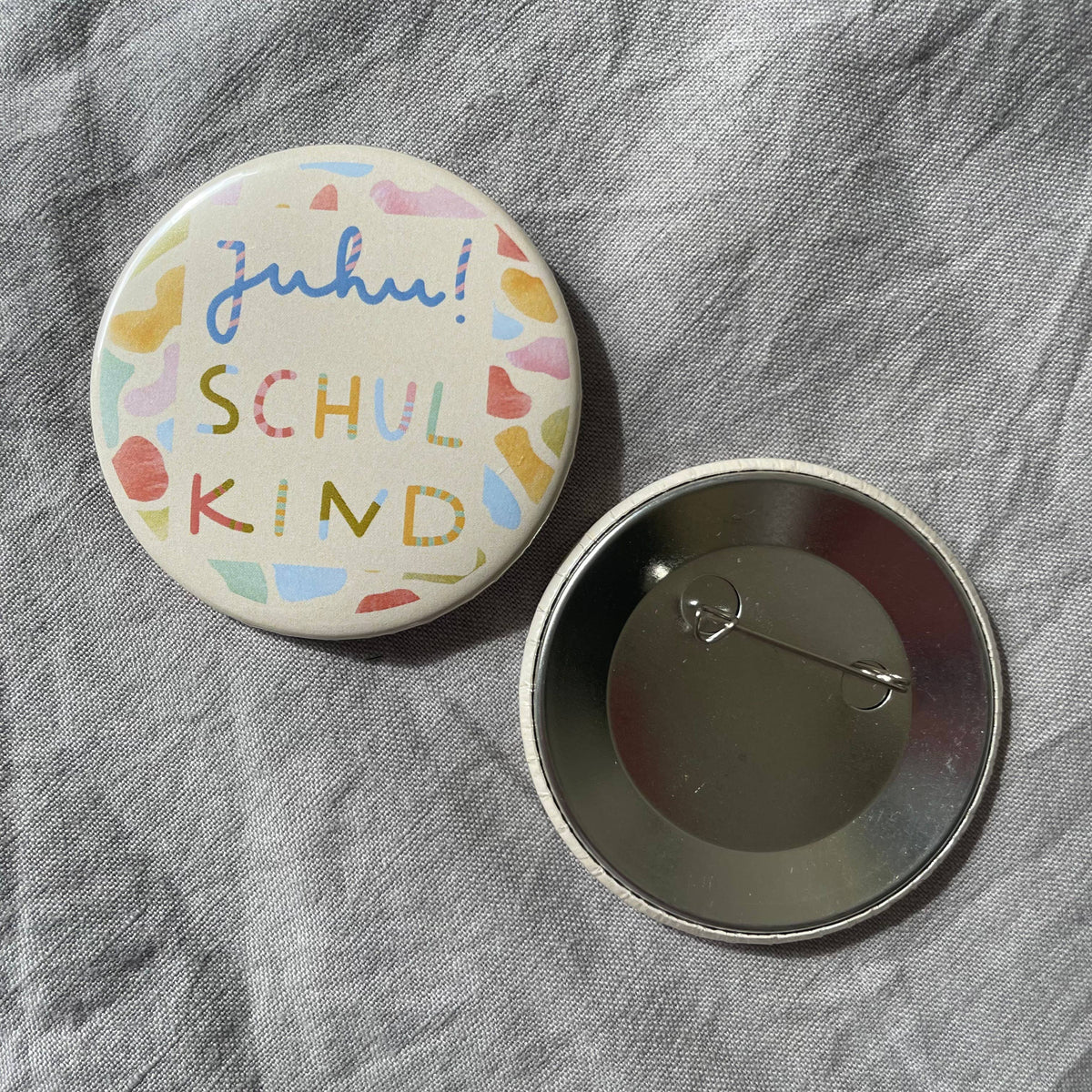 Button Juhu Schulkind von Hannahs Firlefanz