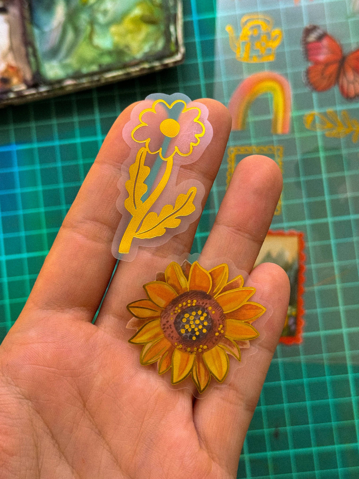 Vinyl‑Stickerbogen - Spätsommer