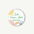 Magnet Ich kann alles lernen von VIERUNDFÜNFZIG 37 mm