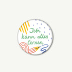 Magnet Ich kann alles lernen von VIERUNDFÜNFZIG 37 mm