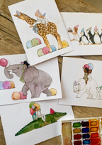 Bastelbogen Geburtstagstier Eisbär von Tall Hat Tales, Ansicht 3