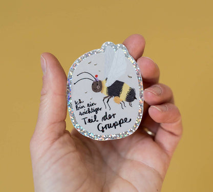 Sticker - Biene - Wichtiger Teil der Gruppe