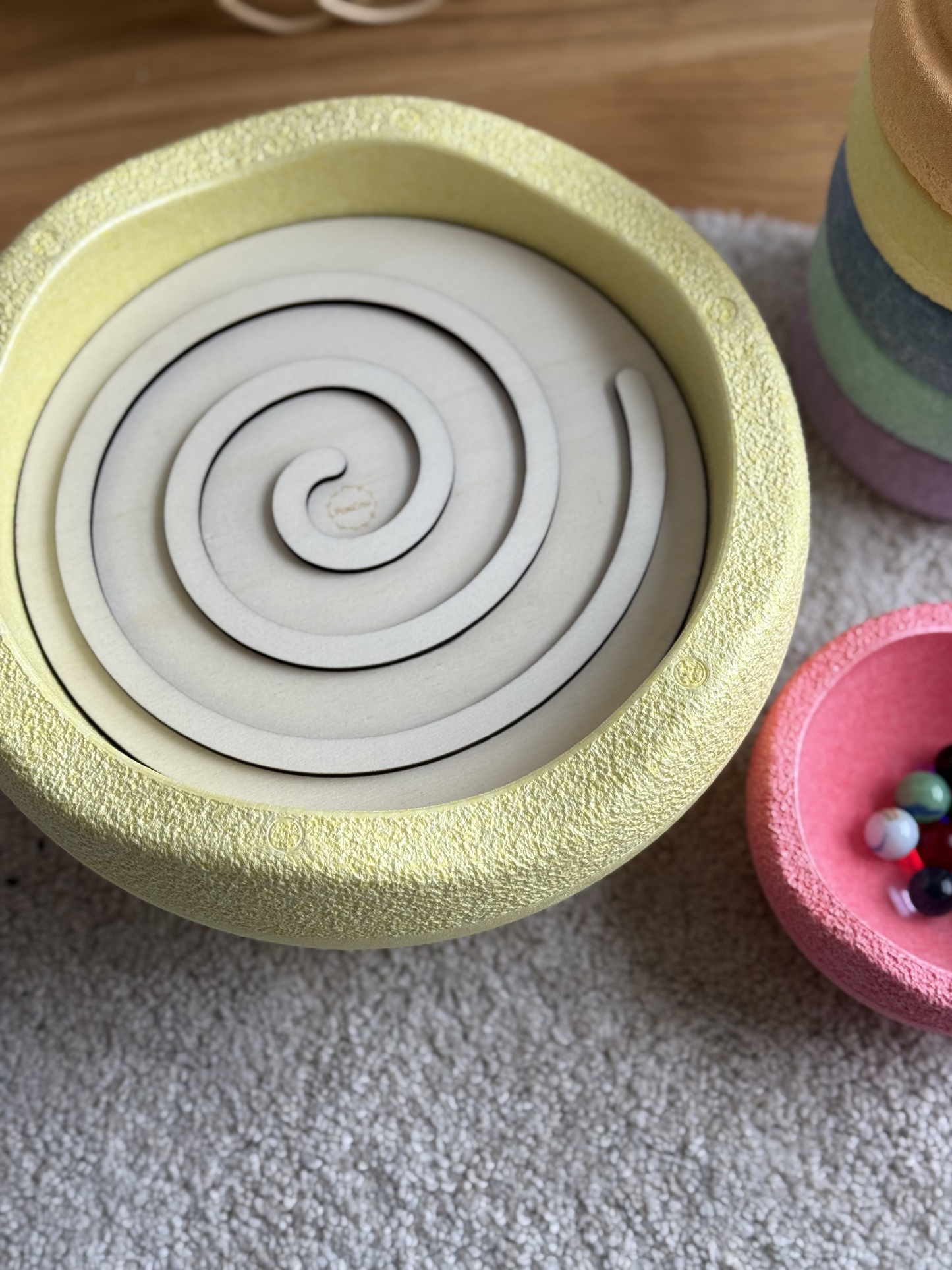 Spirale - Aktivitätsplatte kompatibel mit Stapelstein®