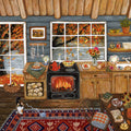 Kunstdruck Zimtschnecken von Asia Spettel 20 x 20 cm