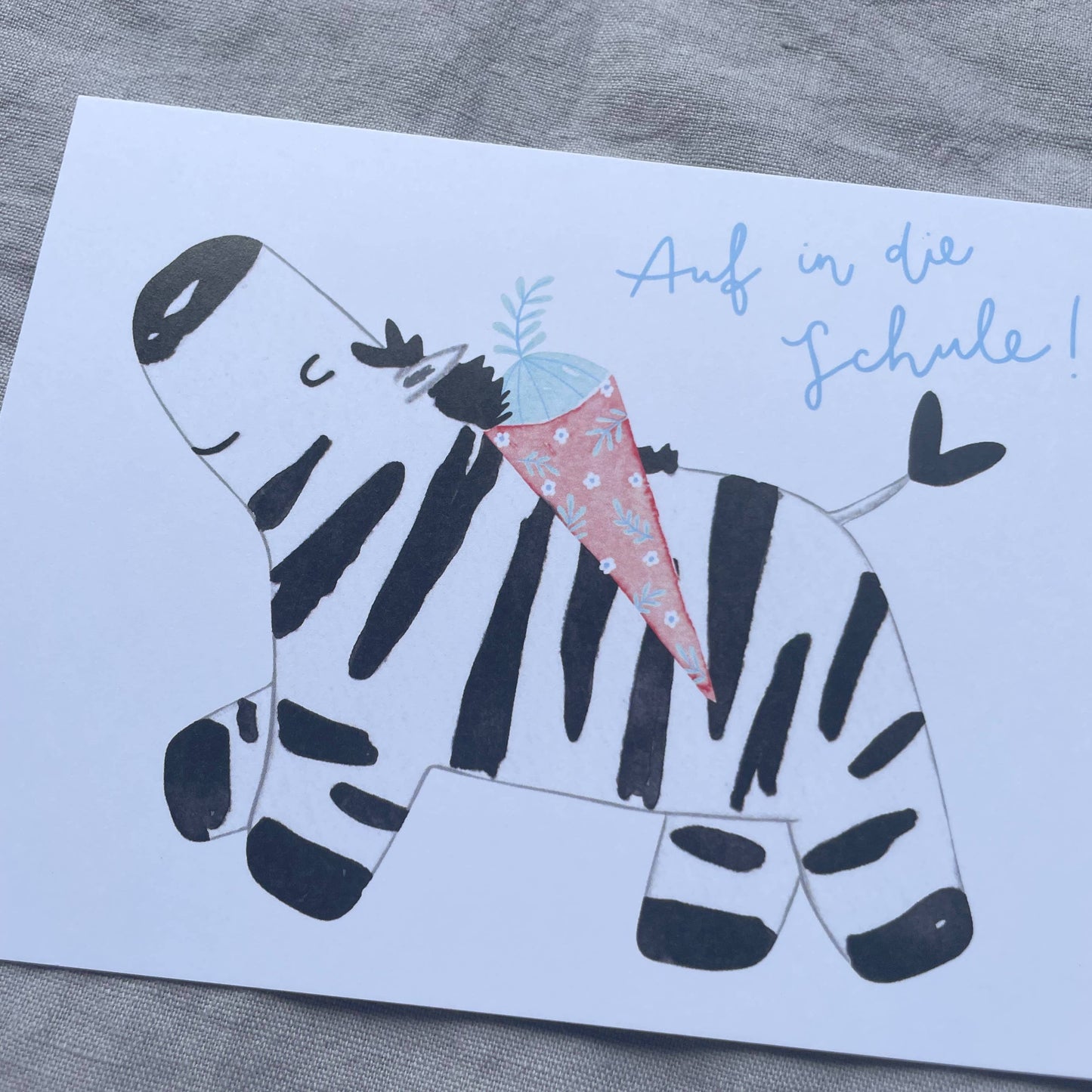 Einschulung - Zebra